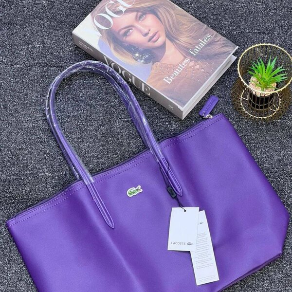 Sac cabas violet Lacoste