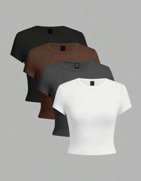 long, short sleeves crop tops