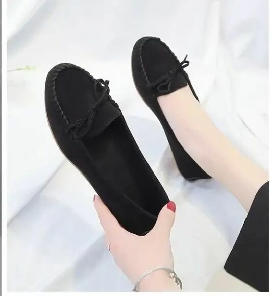 Mocassins dames en daim