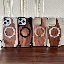 Coque en bois iPhone MagSafe
