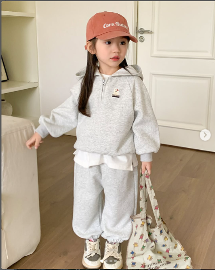 кофта и штаны серые детские 