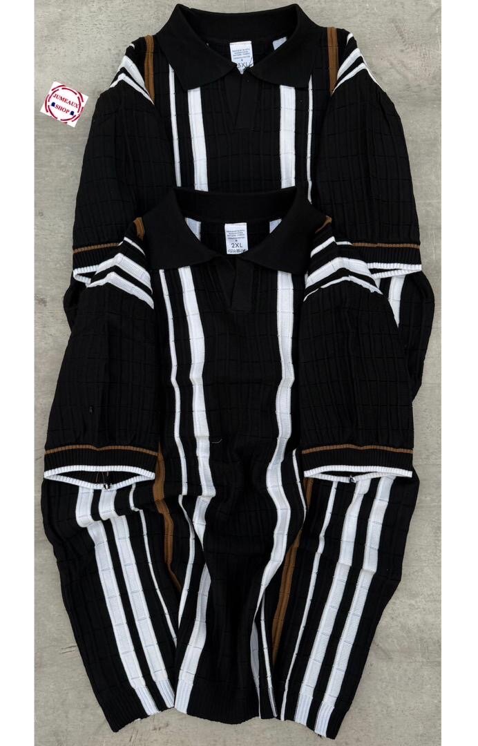 Polo à rayures colorées