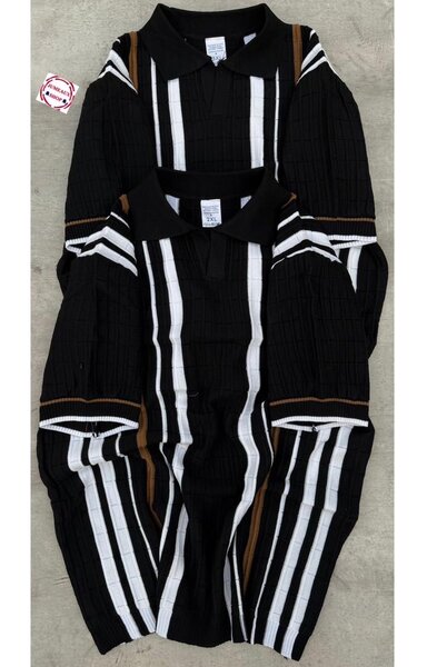 Polo à rayures colorées