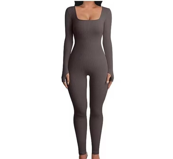 Slim fit lift yoga jumpsuit