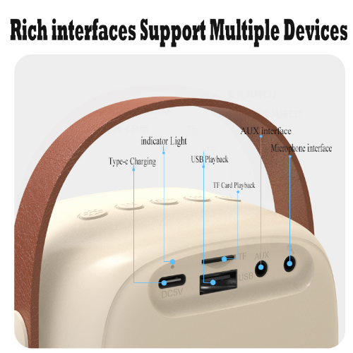 K12 Bluetooth speaker with wireless mic