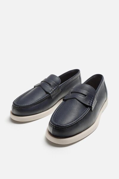 Mocassins en cuir pour hommes