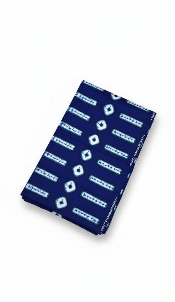 Tissu Wax Bleu Africain