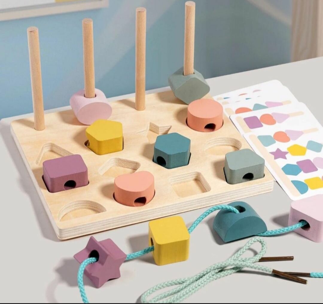 Jeu Éducatif en Bois Montessori
