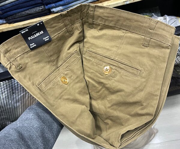 Cotton chino trousers