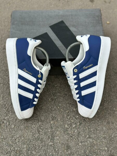 Baskets Adidas Superstar Bleu