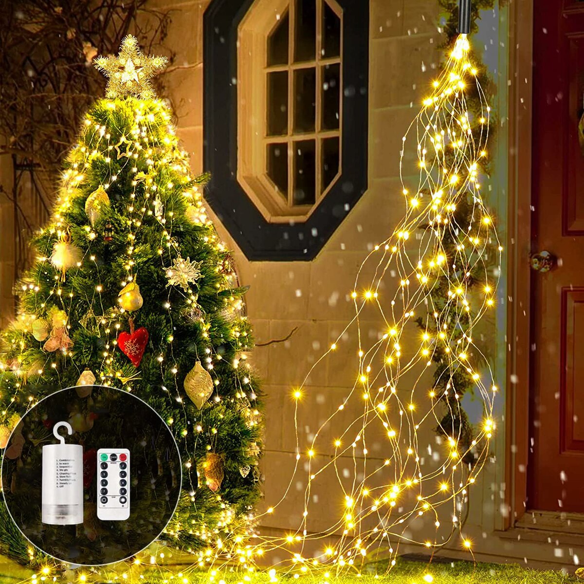 Guirlande lumineuse LED extérieure