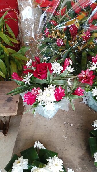 Bouquet élégant de roses rouges