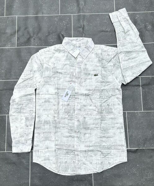 Chemise homme à motifs élégante