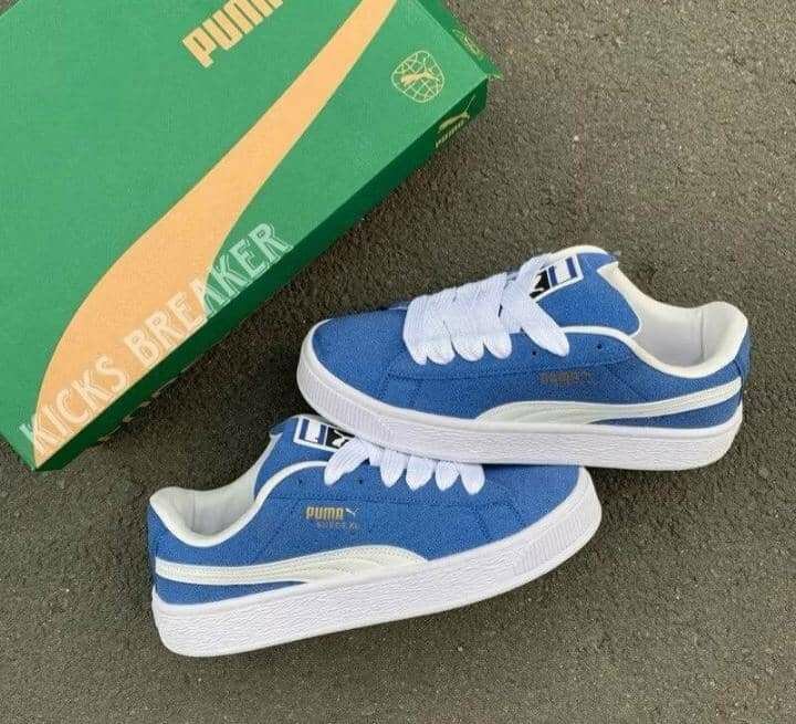 Baskets Puma Suède Bleu Unisexes