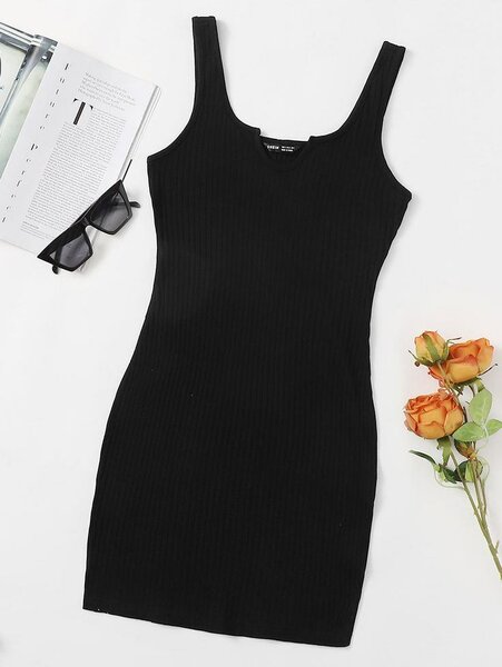 Elegant Black Mini Dress