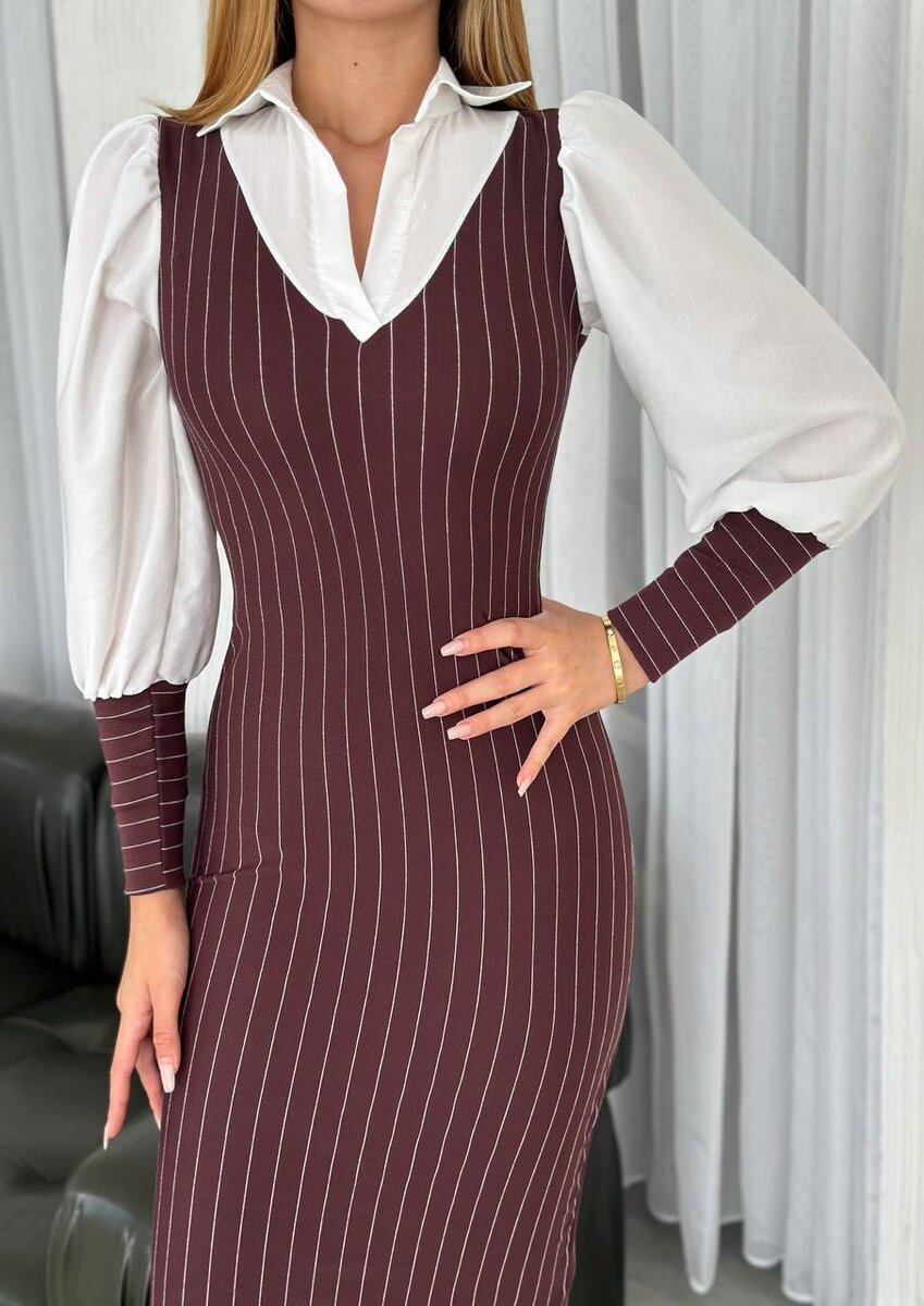 Robe manche bouffante qualité Turuqis