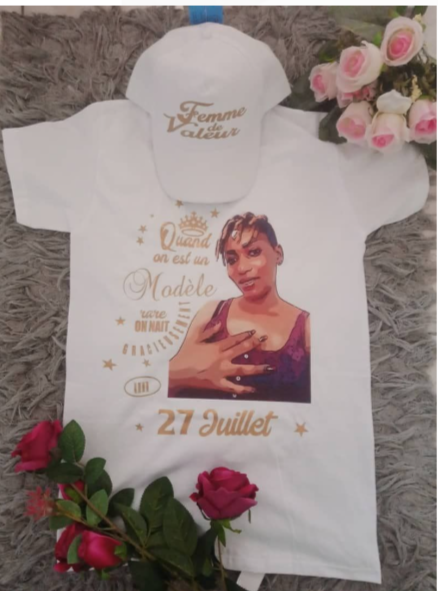 T-shirt avec imprimé et casquette