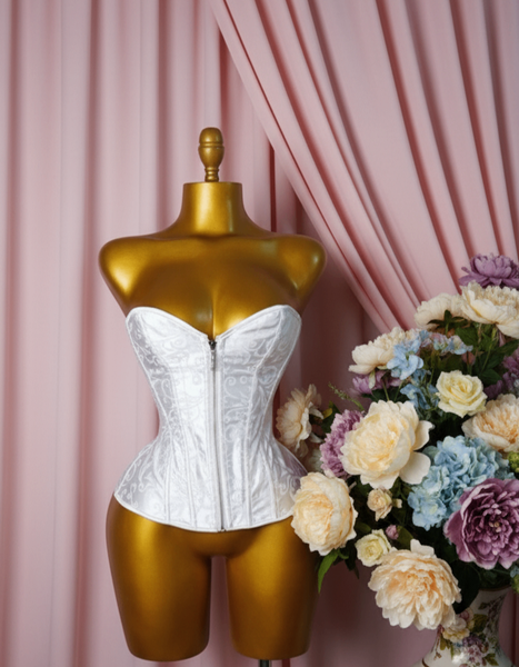 Corset bustier floral classique