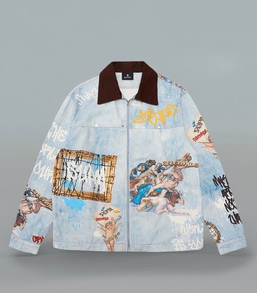 Graffiti Art Denim Jacket