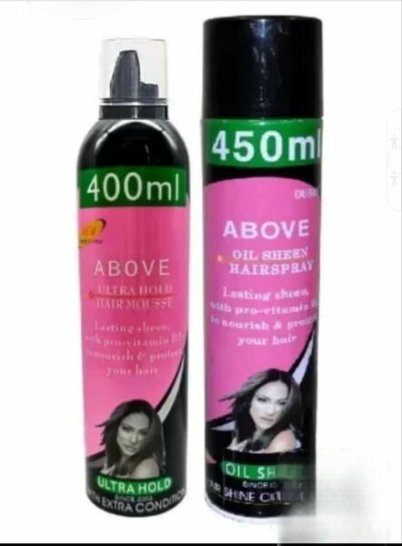 Spray Fixatif et Mousse Cheveux 450ml