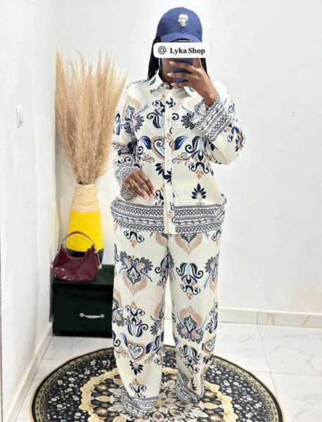 Pyjama femme élégant imprimé