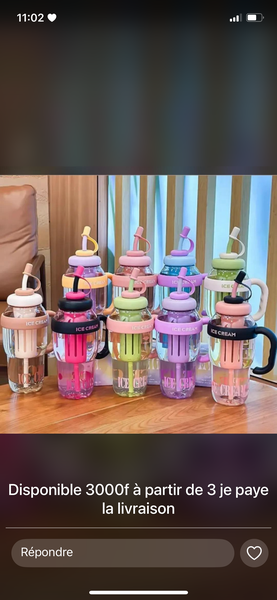 Bouteille de Sport Filtrante