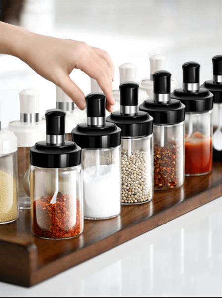 BOCAL À ÉPICES AVEC CUILLÈRE I