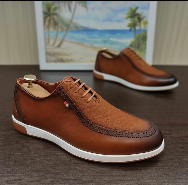 Stylish Brown Leather Shoes