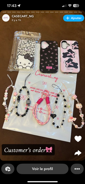 Bracelet perles avec pendentif