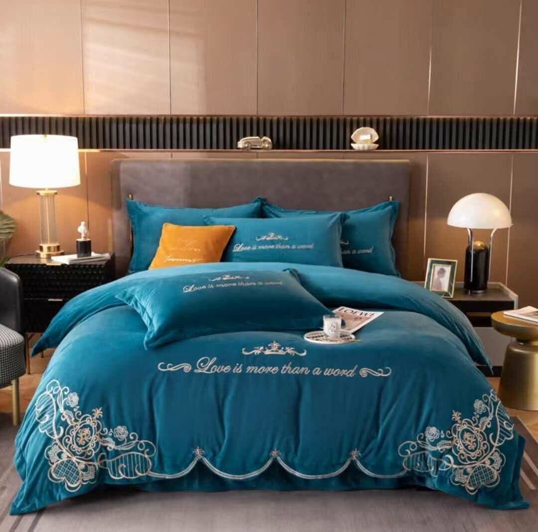 Бархатное постельное бельё)