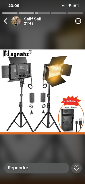 Kit éclairage LED avec batterie