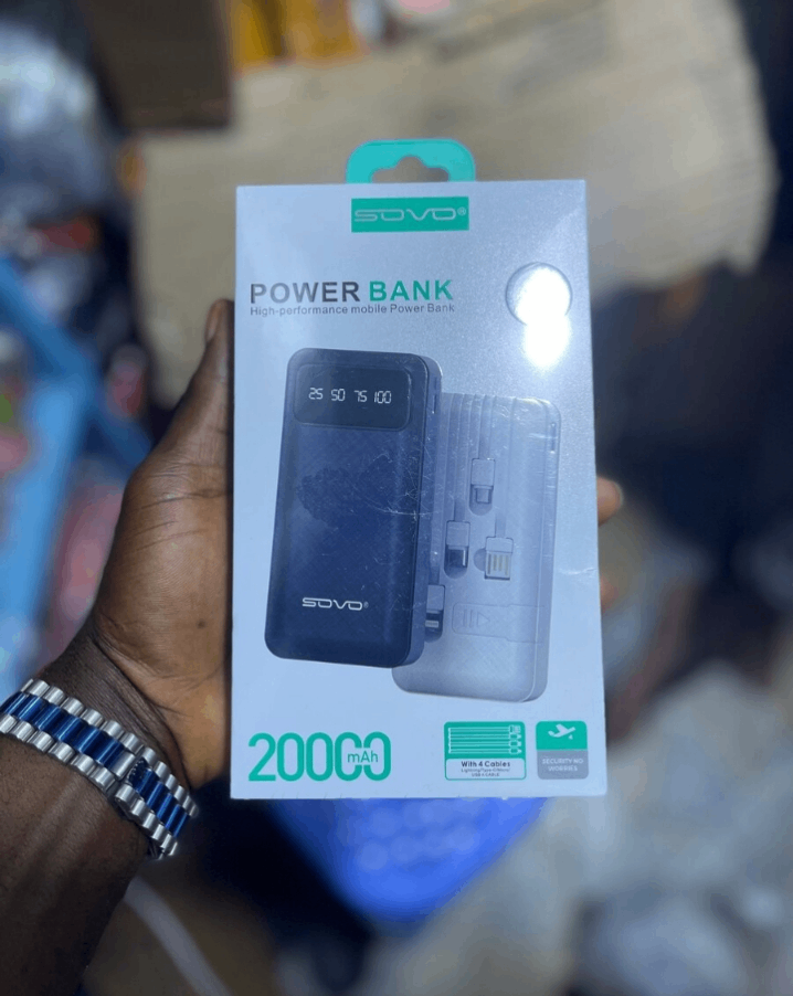 Power Bank 20000mAh SOVO