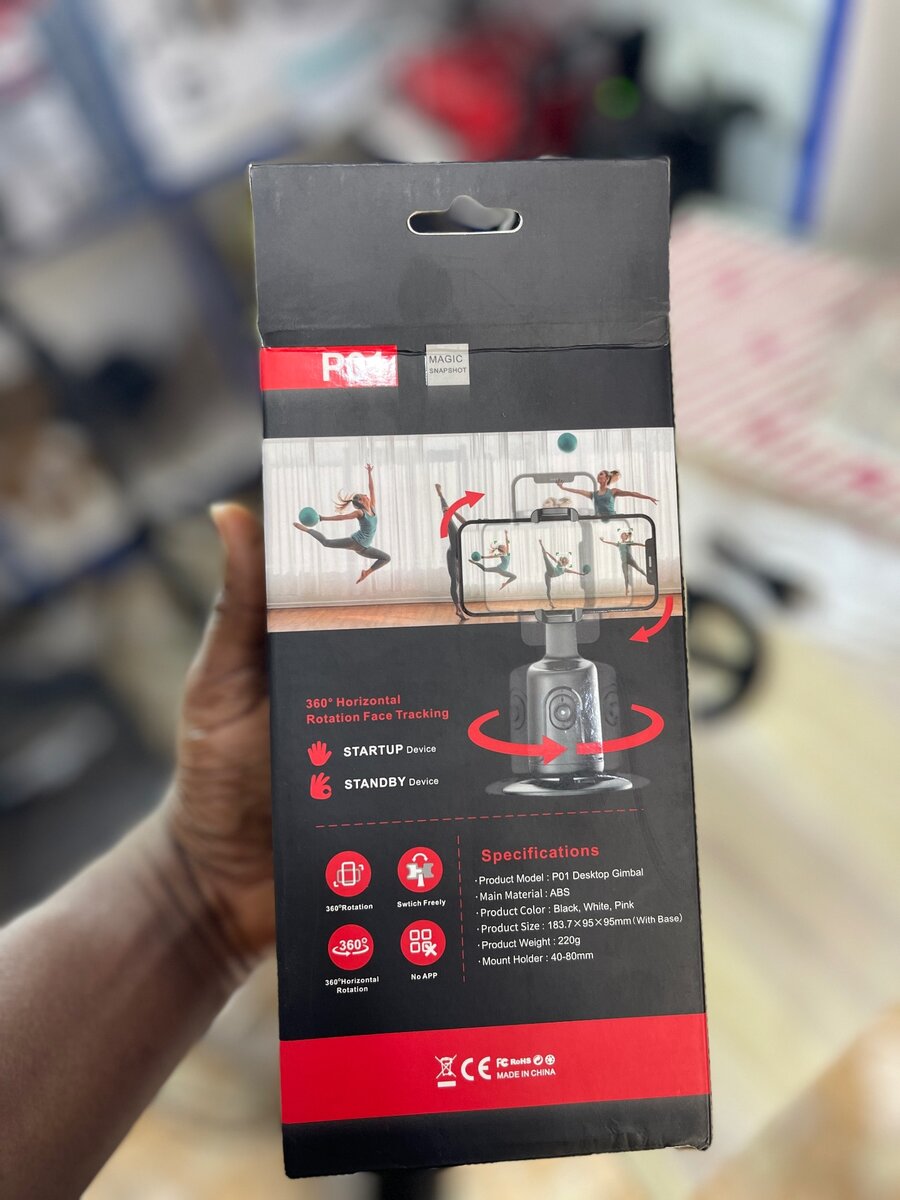 Magic Snapshot Selfie stick tripod with Auto face tracking