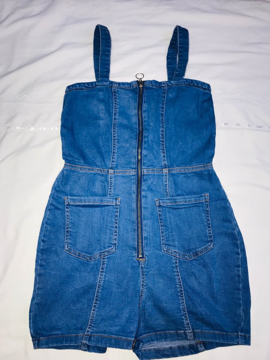 Denim romper