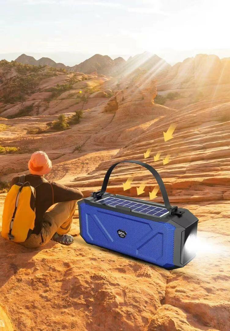 Haut-parleur Bluetooth solaire portable