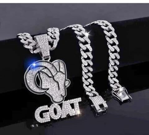 Collier Chaîne G.O.A.T. Brillant