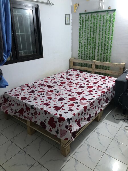 Lit en palettes moderne