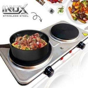 Plaque Chauffante Double Inox