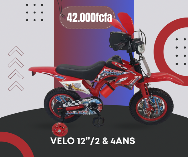 Vélo Enfant 12" Motocross