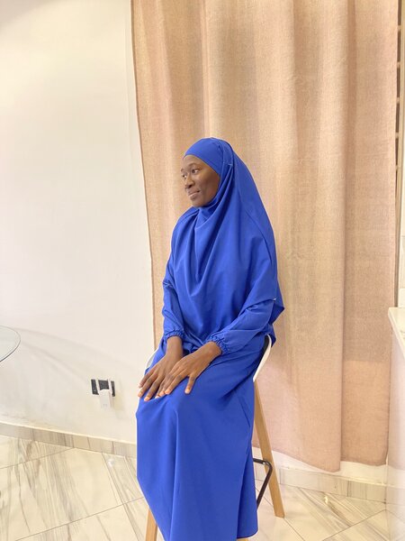 Dress and khimar