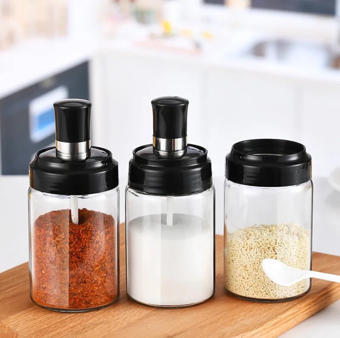 Glass Spice containers