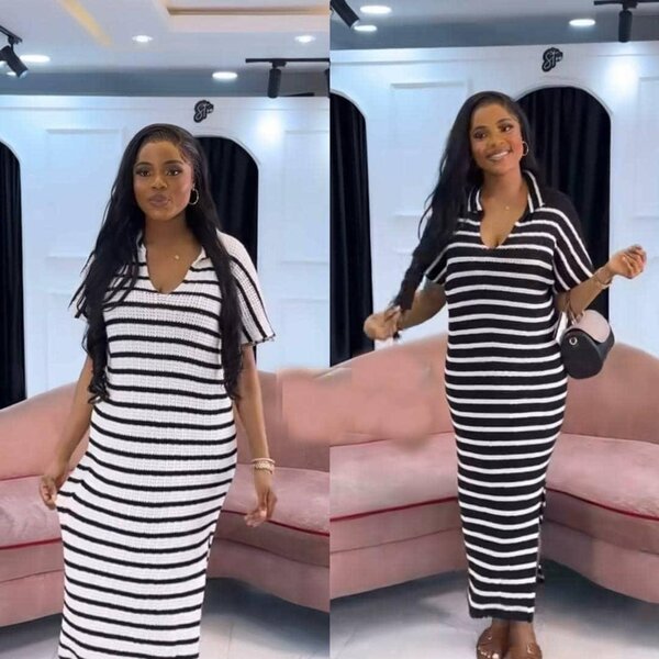 Très belle robe en laine lourd S M L XL 2xl 3xl