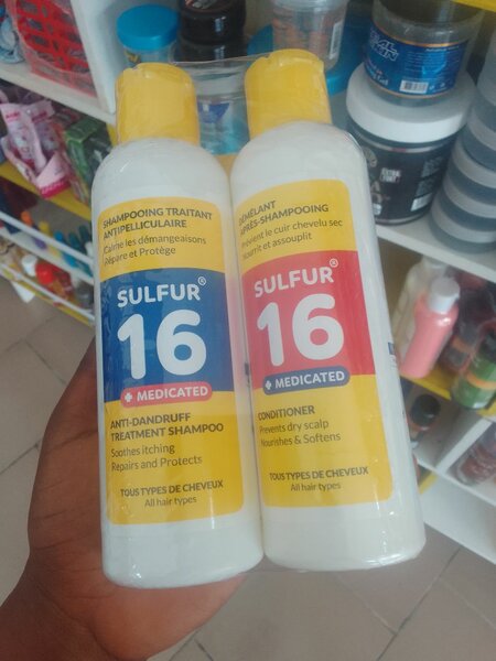 Shampooing et Après-Shampooing Anti-Pelliculaire Sulfur 16