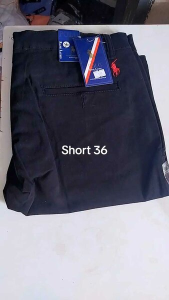 Short en coton noir 36