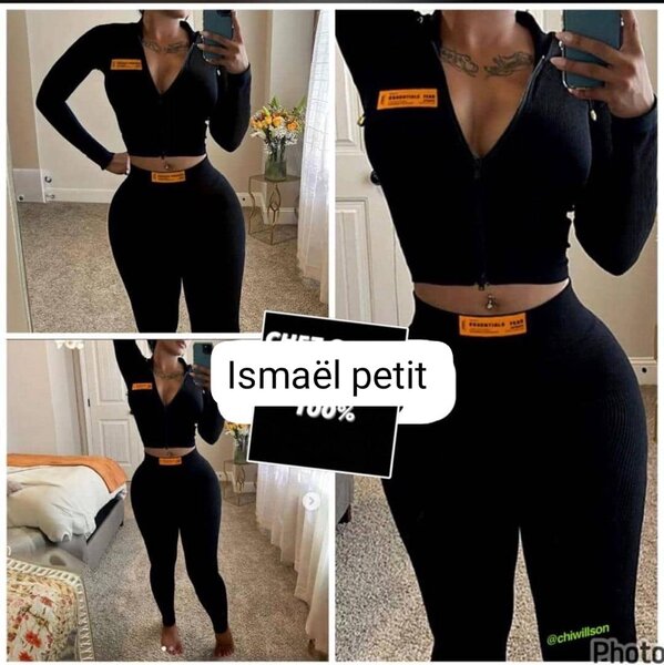 Tenue de sport femme noire