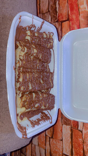Crêpe sucré au chocolat