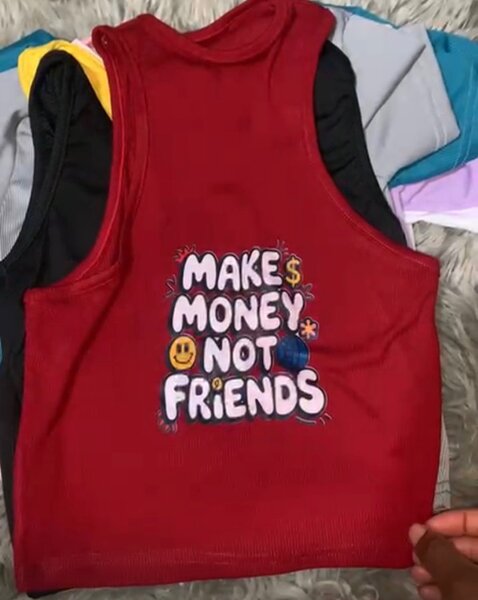 Tops unisex imprimés tendances