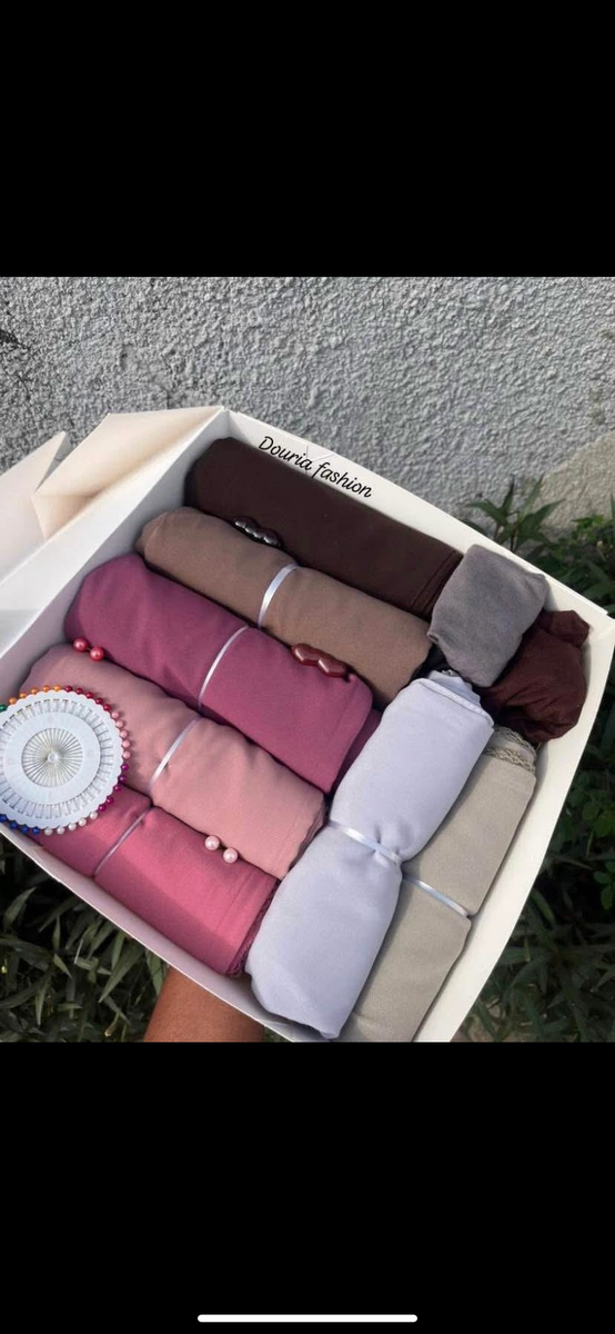 Châles en coton multicolores