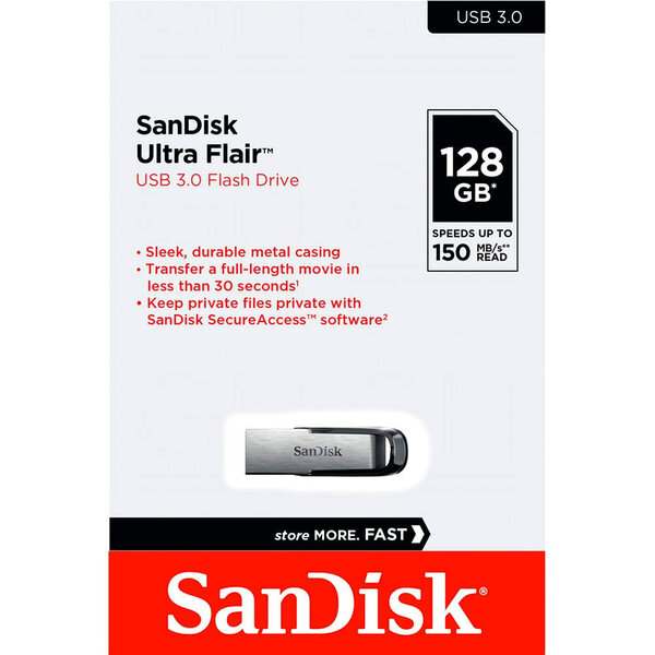  SanDisk Ultra Flair™ USB 3.0 128 Gb