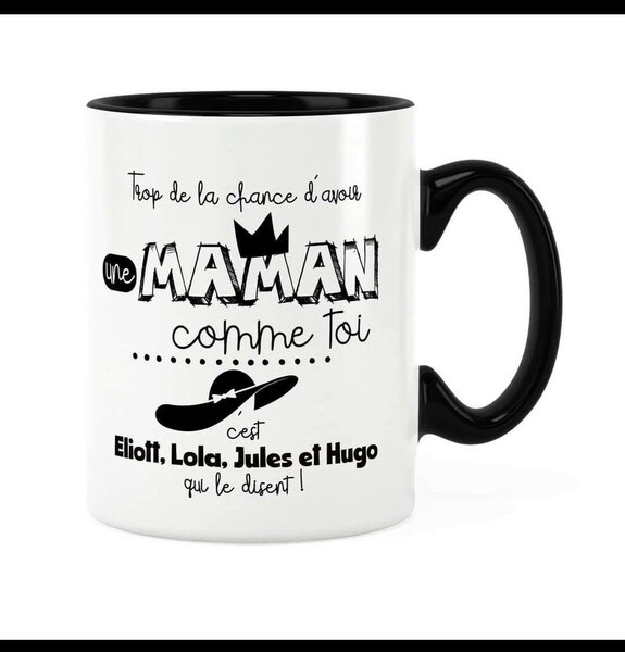 Mug en céramique décoratif